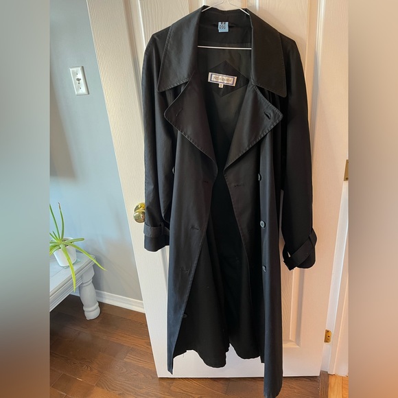 Vintage 80’s Yves Saint Laurent Trench Coat sz 40 - Picture 9 of 10